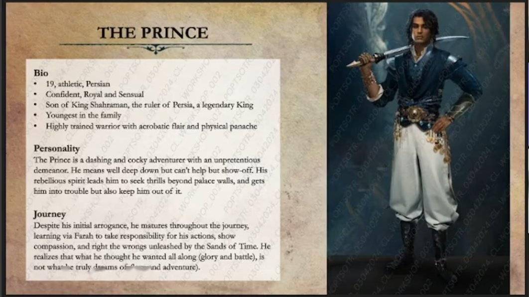 《波斯王子：时之沙》重制版游戏被砍前画面曝光