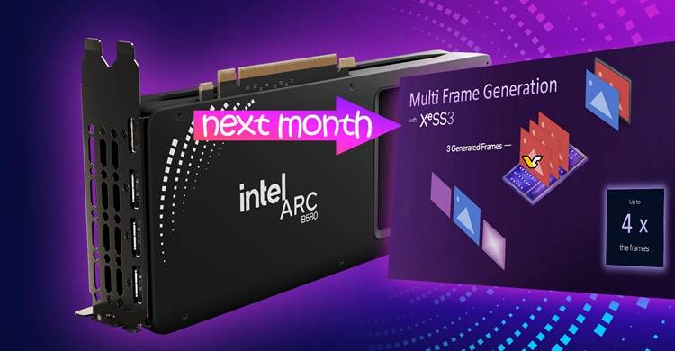 Intel计划给Arc B580等显卡带来XeSS 3技术：大幅增加游戏帧率